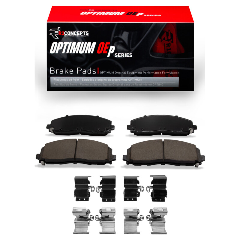 Chrysler Grand Caravan Brake Pads - Front - R1 Concepts - Optimum OE - `12-`25 Chrysler Grand Caravan Brake Pads - Front - R1 Concepts - Optimum OE - `12-`25